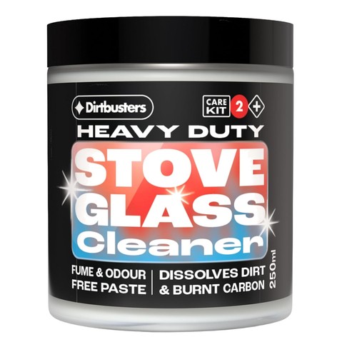 Stove glass cleaner paste - stove,