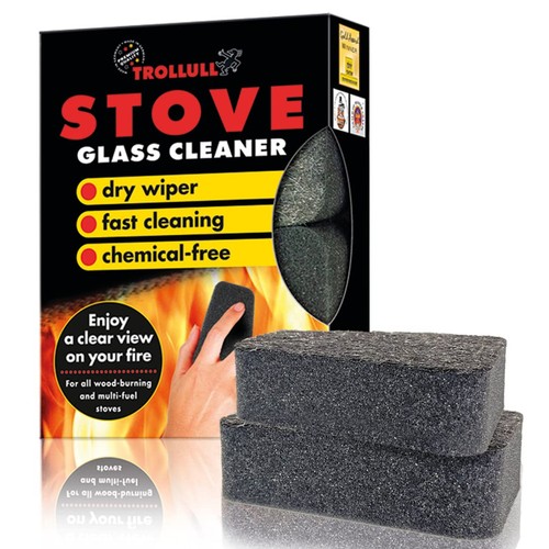 Trollull stove glass - stove, cleaner
