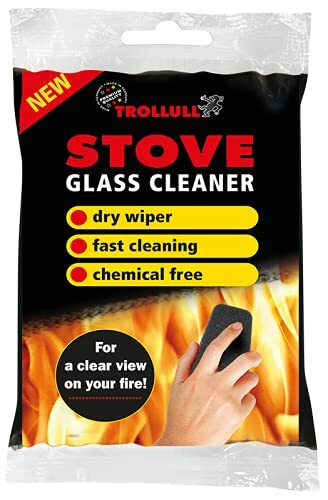 Trollull stove glass - stove, cleaner