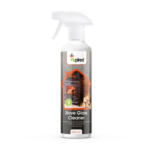 Inspired stove glass - glass, cleaner
