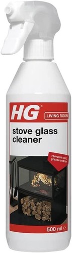 Stove glass cleaner spray - glass,