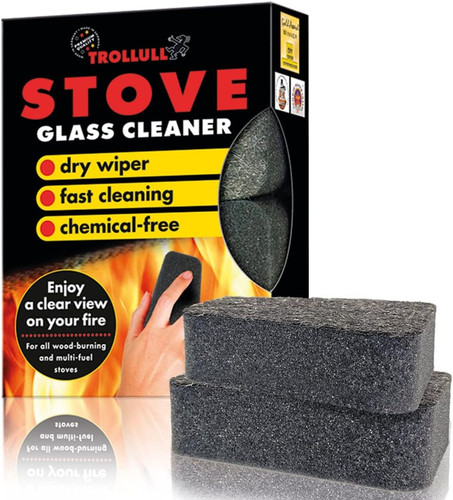 Stove glass cleaner - stove,