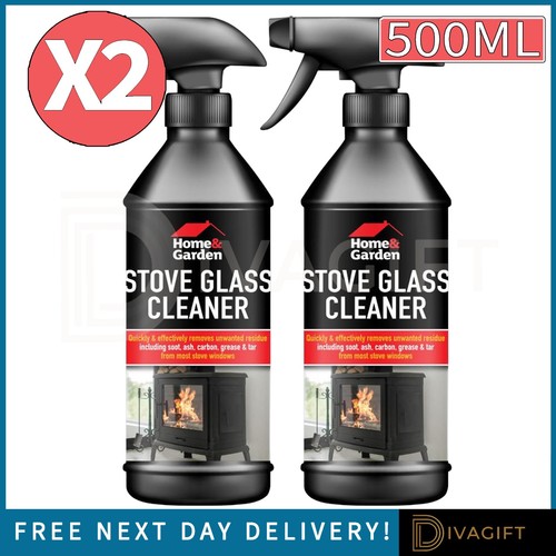 Stove glass cleaner spray - stove,