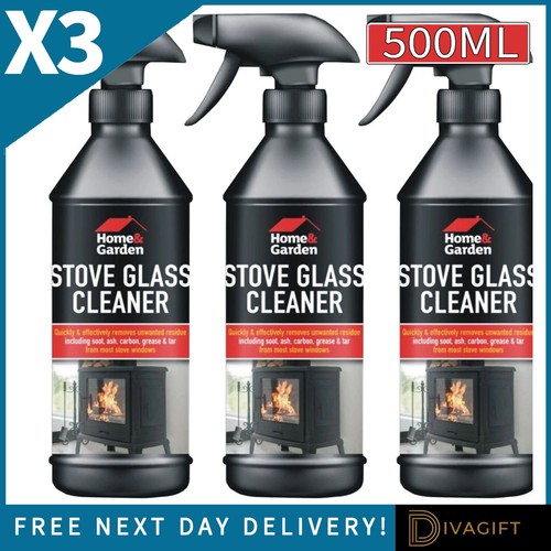 Stove glass cleaner - cleaner, spray
