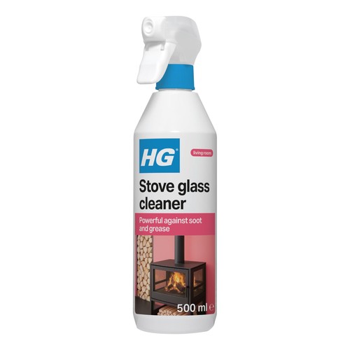 Stove glass cleaner spray - glass,