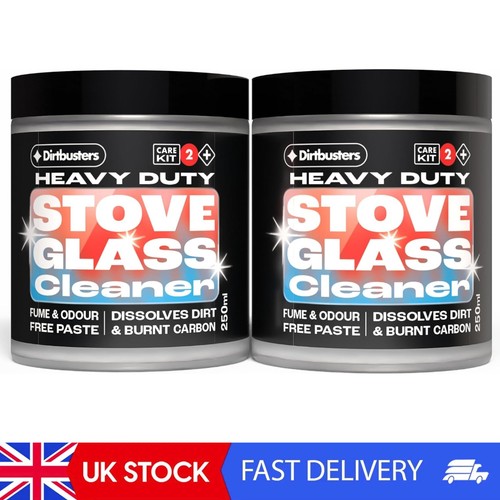 Stove glass cleaner powerful - stove,